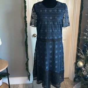 Navy blue, Kensie lace dress